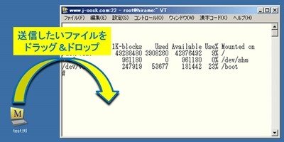 Tera Term－SCP機能を利用した超簡単ファイル送信